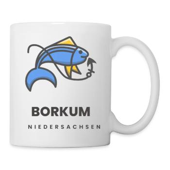 Borkum - Tasse - Weiß - Rechts