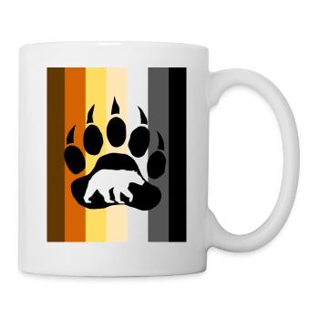 Homosexuelle Bärenflagge - Tasse - Weiß - Rechts