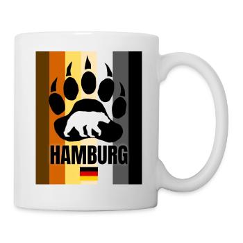 Hamburg Schwuler Bär - Tasse - Weiß - Rechts