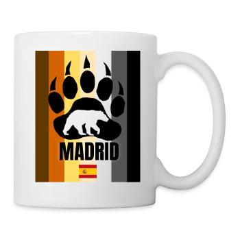 Madrid gay bear - Mug - white - Right