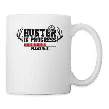 Buck Deer Hunting Hunter Antler - Tasse - Weiß - Rechts