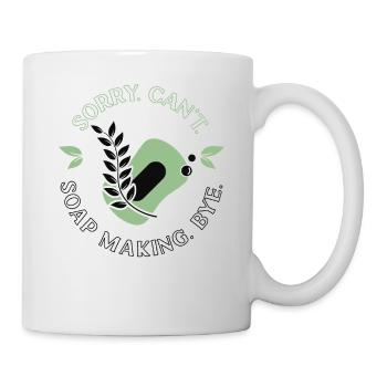Soap Making Crafting Sorry. Cant. - Mug - white - Right