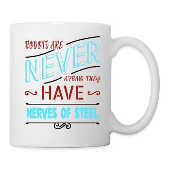 funny robotics engineer artificial intelligence - Tasse - Weiß - Rechts