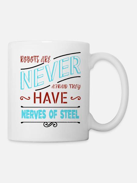 funny robotics engineer artificial intelligence - Tasse - Weiß