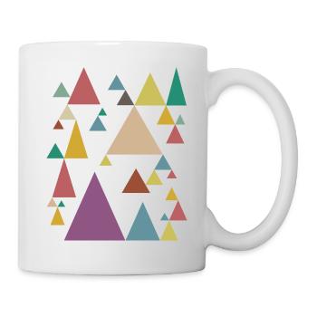 Colorful Pyramids - Tasse - Weiß - Rechts