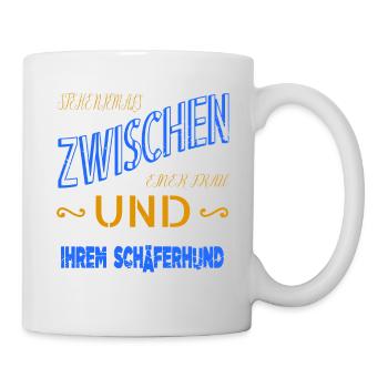 cool bullterrier geburtstag doggie - Tasse - Weiß - Rechts