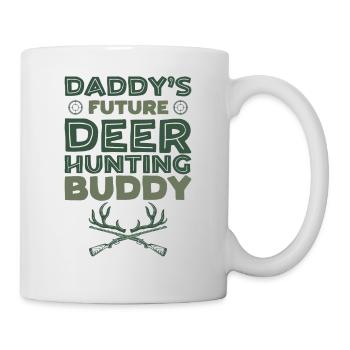 Buck Deer Hunting Hunter Kid - Mug - white - Right