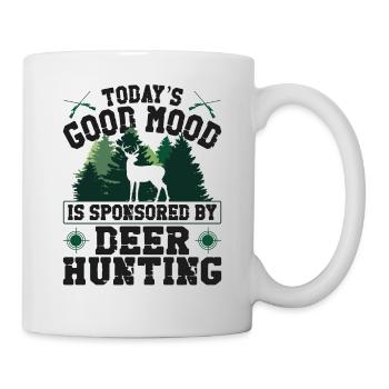 Chasseur de cerfs buck aujourd’hui - Mug blanc - blanc - Droite