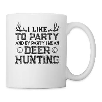 Chasseur de cerfs buck que j’aime - Mug blanc - blanc - Droite