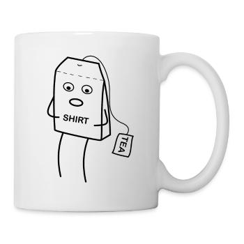 Tea Shirt - Mug - white - Right