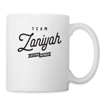 Team Zaniyah Lifetime Member Personalized Name - Mug - white - Right