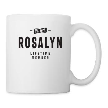 Team Rosalyn Lifetime Member Personalized Name - Mug - white - Right