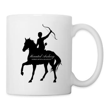 Bullseye mounted archer - Mug - white - Right
