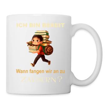 Lasst den Kleinen ihre Phantasie - Tasse - Weiß - Rechts