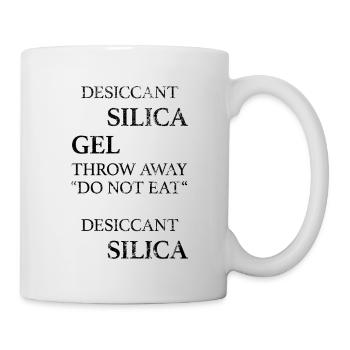 Desiccant Silica Gel Meme Do Not Eat Silica - Mug - white - Right
