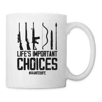 Buck Deer Hunting Hunter Life's - Mug - white - Right