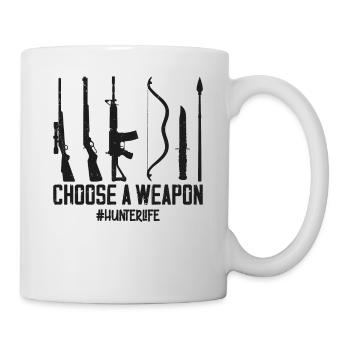 Chasseur de cerfs de Cerf De Cheer Choisissez un - Mug blanc - blanc - Droite