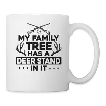 Chasseur de cerfs Buck Ma famille - Mug blanc - blanc - Droite