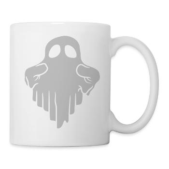Horror funny floating ghost - Mug - white - Right