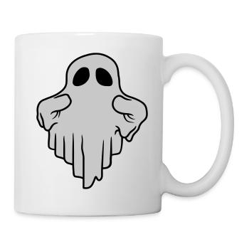 Funny Floating Ghost Comic - Mug - white - Right