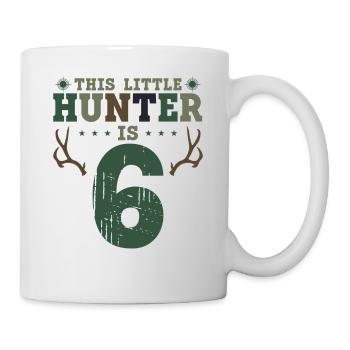 Buck Deer Hunting Hunter Kid 6ème - Mug blanc - blanc - Droite