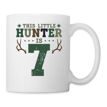 Buck Deer Hunting Hunter Kid 7ème - Mug blanc - blanc - Droite