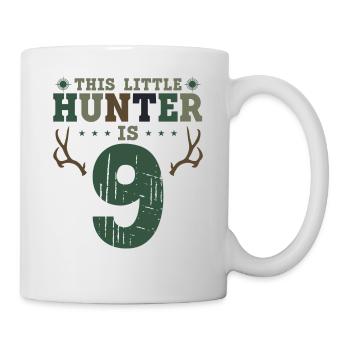 Buck Deer Hunting Hunter Kid 9ème - Mug blanc - blanc - Droite