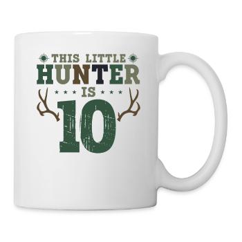 Buck Deer Hunting Hunter Kid 10ème - Mug blanc - blanc - Droite