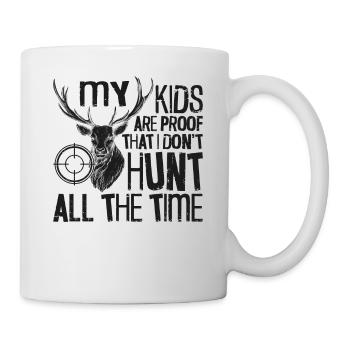 Chasseur de cerfs Buck Mes Enfants - Mug blanc - blanc - Droite
