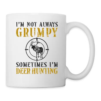 Buck Deer Hunting Hunter Dad - Mug - white - Right
