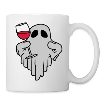 Wine Drinking Spirit Comic - Mug - white - Right