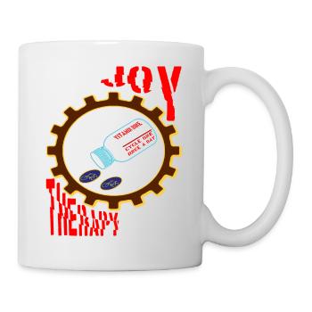 vitamin bike. cycle one once a day - Mug blanc - blanc - Droite