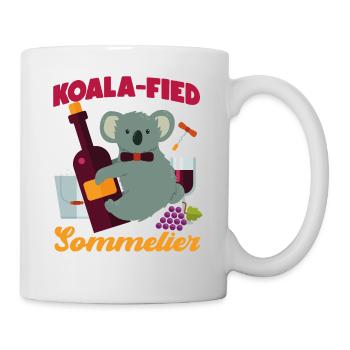 Sommelier Wine Drinking Tasting - Mug - white - Right
