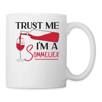 Sommelier Wine Drinking Tasting - Mug - white - Right