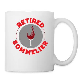 Sommelier Wine Drinking Tasting - Tasse - Weiß - Rechts
