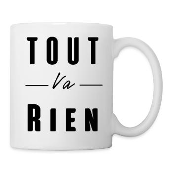 tout va rien - Mug blanc - blanc - Droite