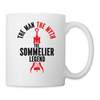 Sommelier Wine Drinking Tasting - Tasse - Weiß - Rechts