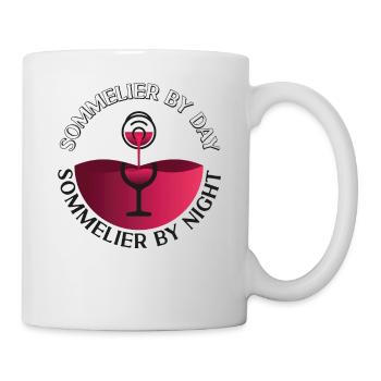 Sommelier Wine Drinking Tasting - Tasse - Weiß - Rechts