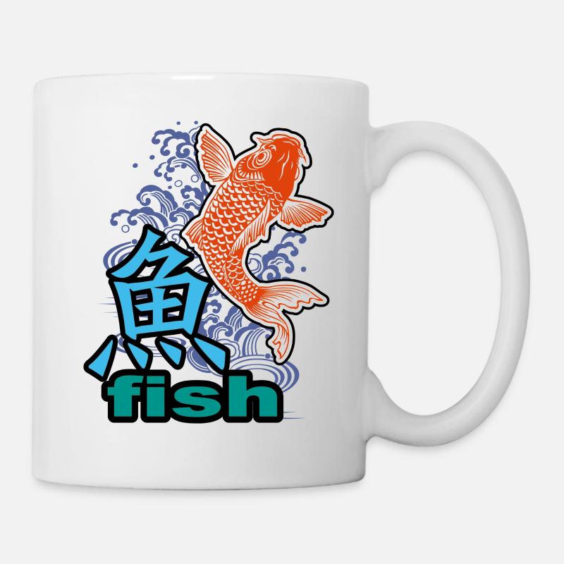 happyfish - Tasse - Weiß