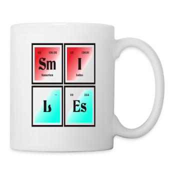 Smiles | Periodic Table of Elements - Mug - white - Right