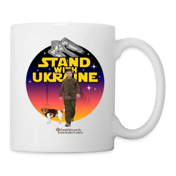Ukraine Patron Selenskyj - Tasse - Weiß - Rechts