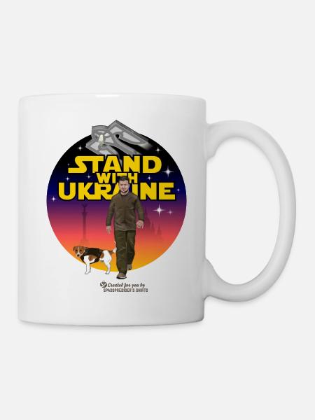 Ukraine Patron Selenskyj - Tasse - Weiß