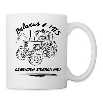 Belarus # MTS / DDR Landmaschinen - Tasse - Weiß - Rechts