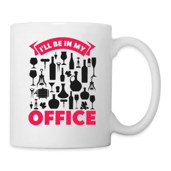 Dégustation de vin de sommelier - Mug blanc - blanc - Droite