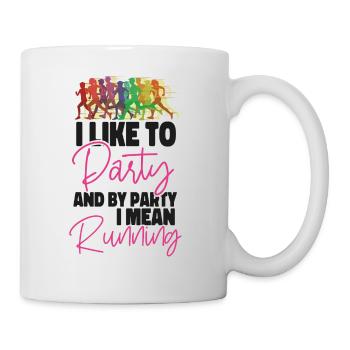 Running Runner Half Marathon I - Mug - white - Right