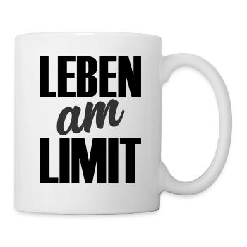 Leben am Limit - Tasse - Weiß - Rechts