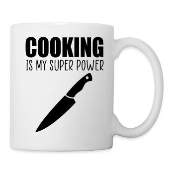 Kochen lustiges Zitat - Tasse - Weiß - Rechts