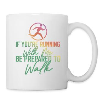 Running Runner Half Marathon Slow - Mug - white - Right