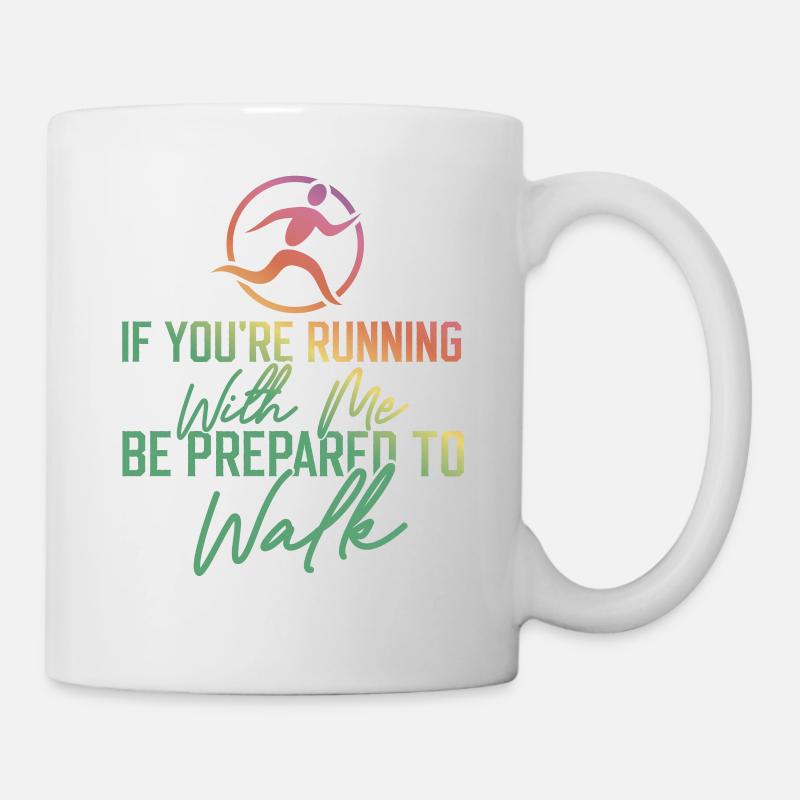 Running Runner Half Marathon Slow - Tasse - Weiß