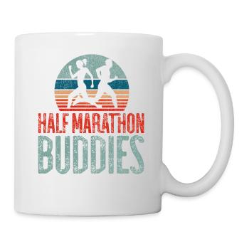 Running Runner Half Marathon - Tasse - Weiß - Rechts